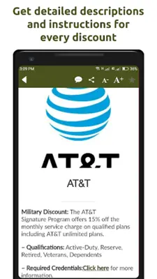 Military Discounts Free android App screenshot 2