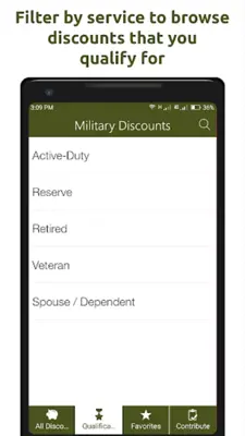 Military Discounts Free android App screenshot 3