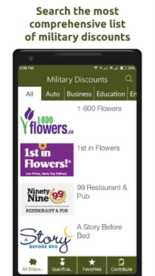 Military Discounts Free android App screenshot 4